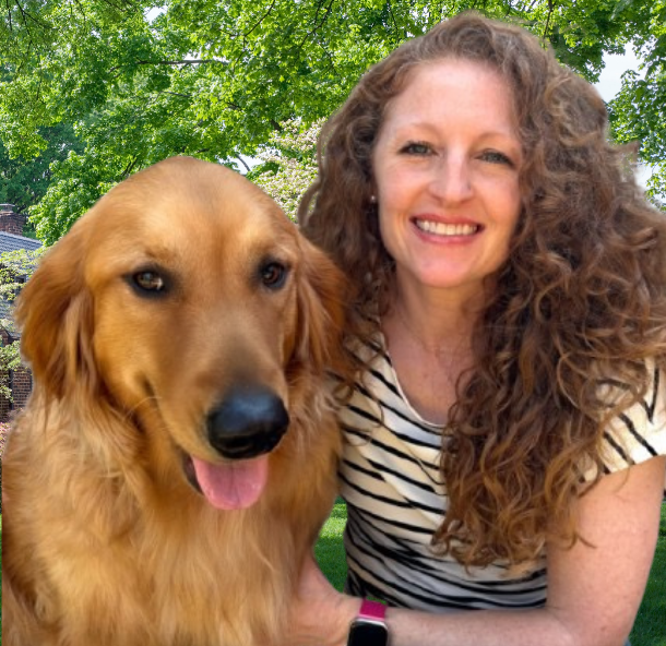 Karen Wunder with her dog Barkley